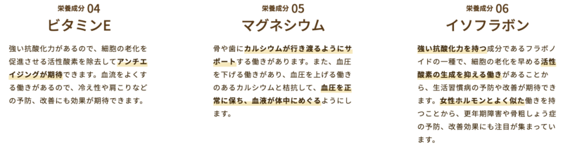 おからパウダーの栄養素2